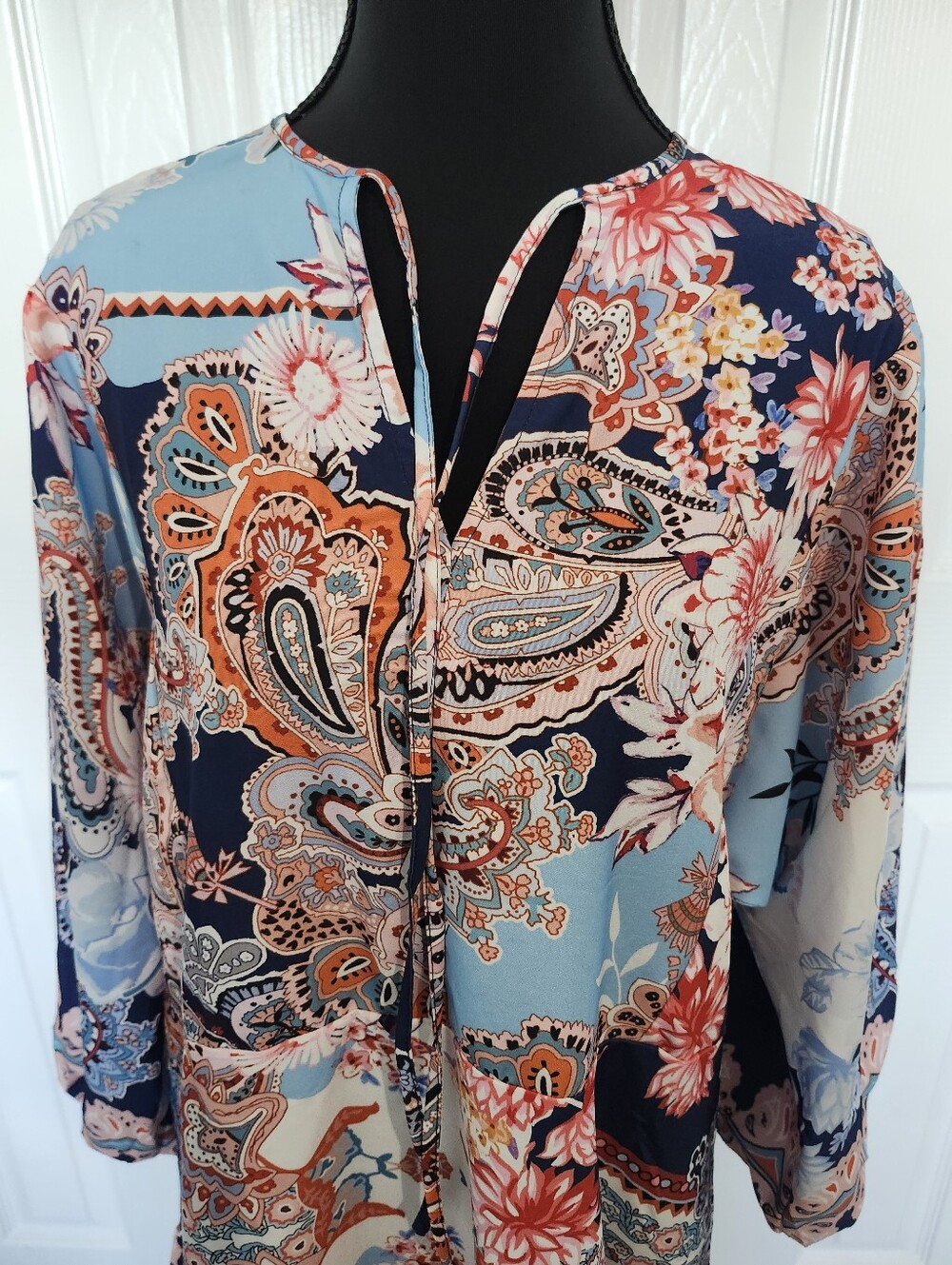 COCO+CARMEN size S/M Multi-colored Paisley & Floral Print Mini Dress